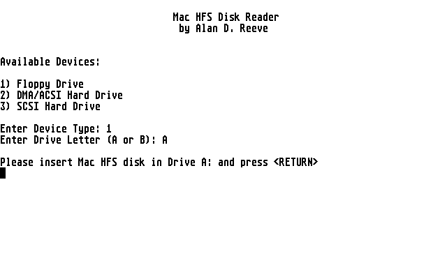 Mac HFS Disk Reader — screenshot 1